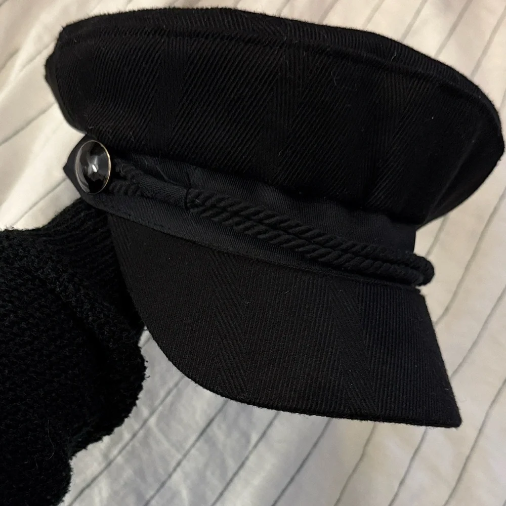 August Hats Black Women’s Newsboy Cap - Picture 1 of 4